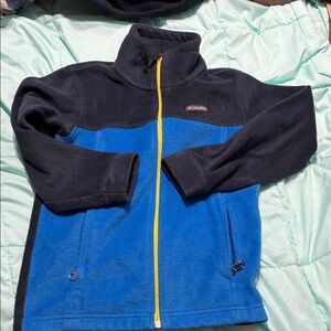 Columbia Kids Fleece Jacket - Navy and Royal Blue